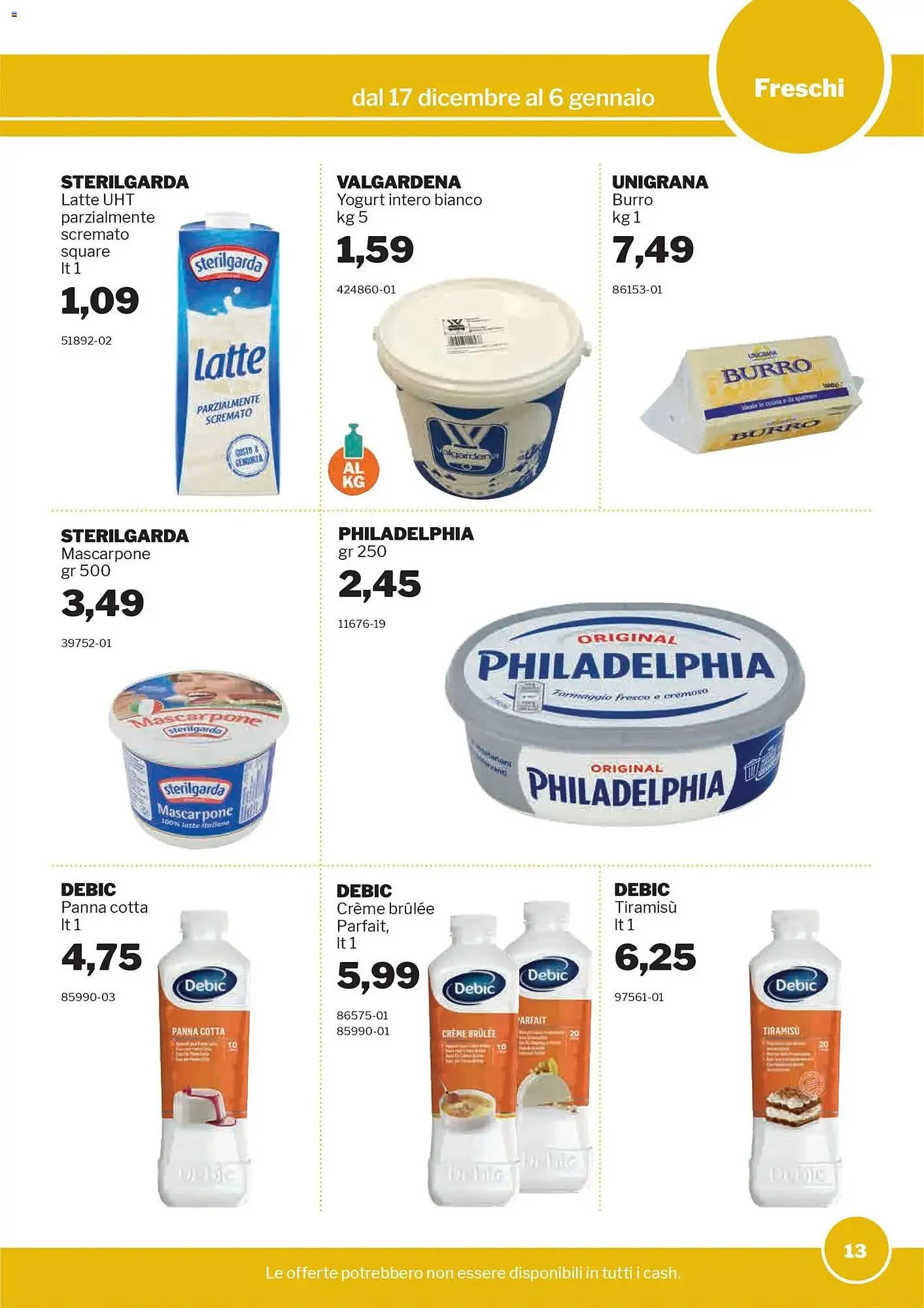 Volantino GrosMarket da 17 dicembre a 6 gennaio di 2026 - Pagina del volantino 13
