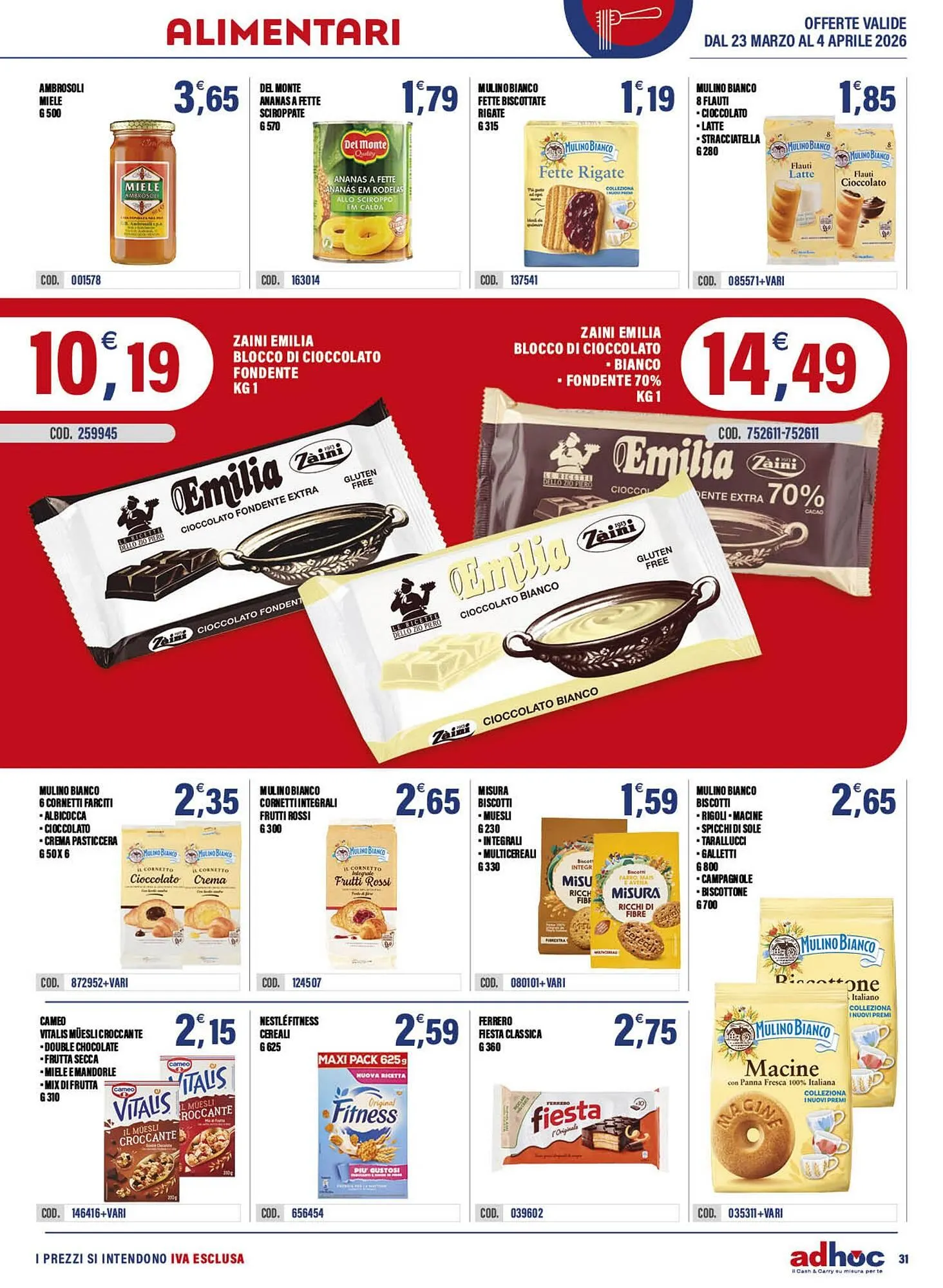 Volantino Adhoc da 23 marzo a 4 aprile di 2026 - Pagina del volantino 31