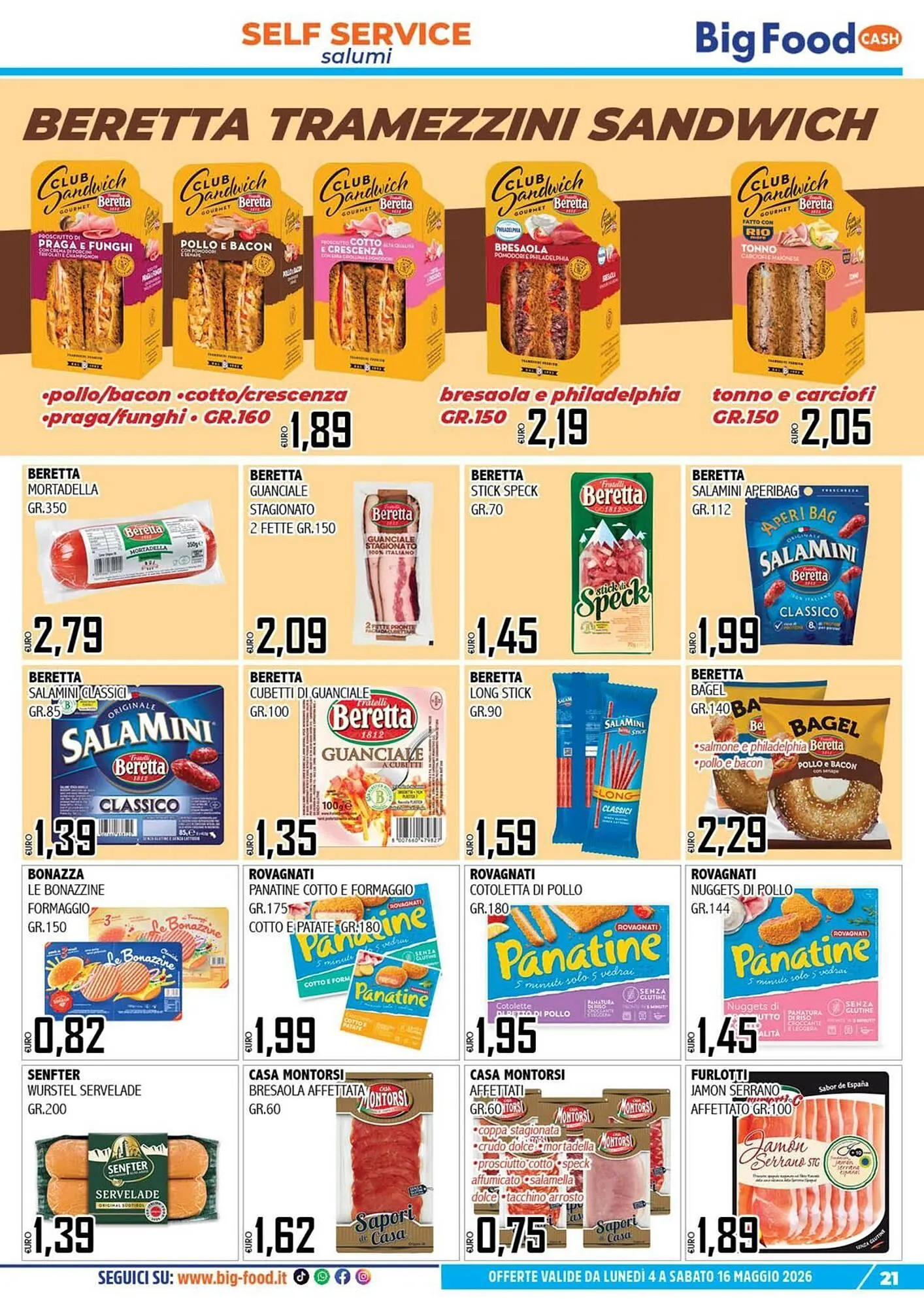 Volantino Big Food da 4 maggio a 16 maggio di 2026 - Pagina del volantino 21