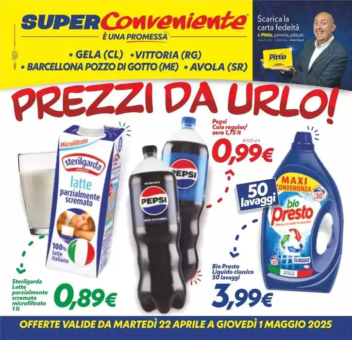Prezzi da urlo! da 22 aprile a 1 maggio di 2025 - Pagina del volantino 1