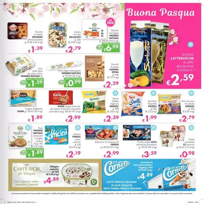 Buona Pasqua da 10 aprile a 23 aprile di 2025 - Pagina del volantino 9