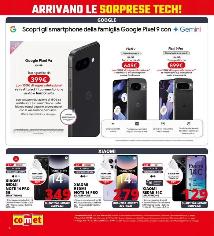 Sorprese tech da Comet! da 17 aprile a 28 aprile di 2025 - Pagina del volantino 6