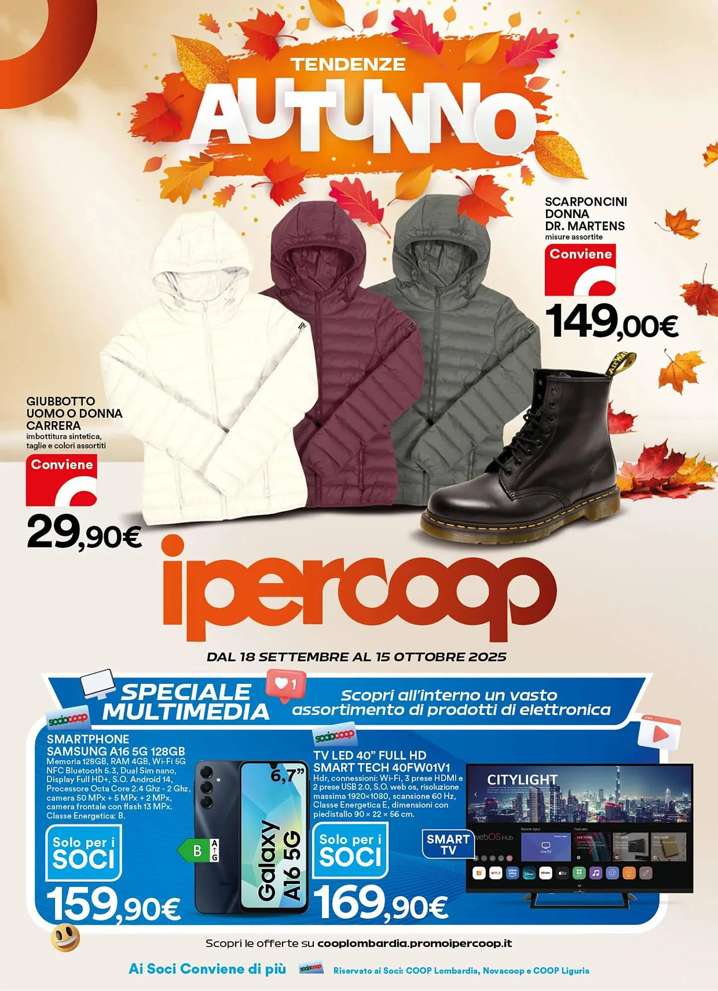 Volantino Ipercoop da 18 settembre a 15 ottobre di 2025 - Pagina del volantino 1