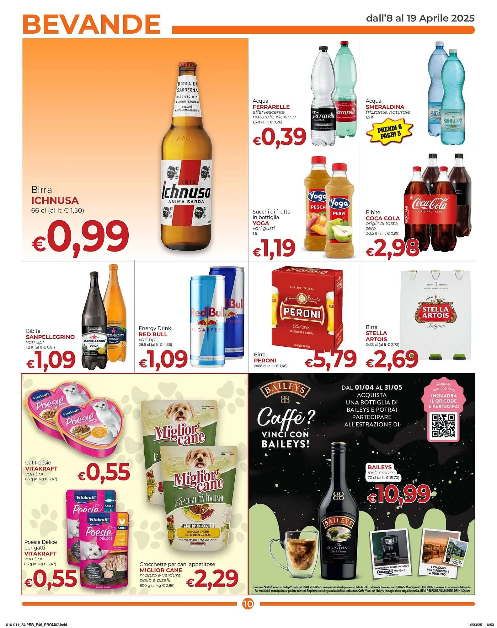 Volantino Supermercati Nonna Isa da 8 aprile a 19 aprile di 2025 - Pagina del volantino 10