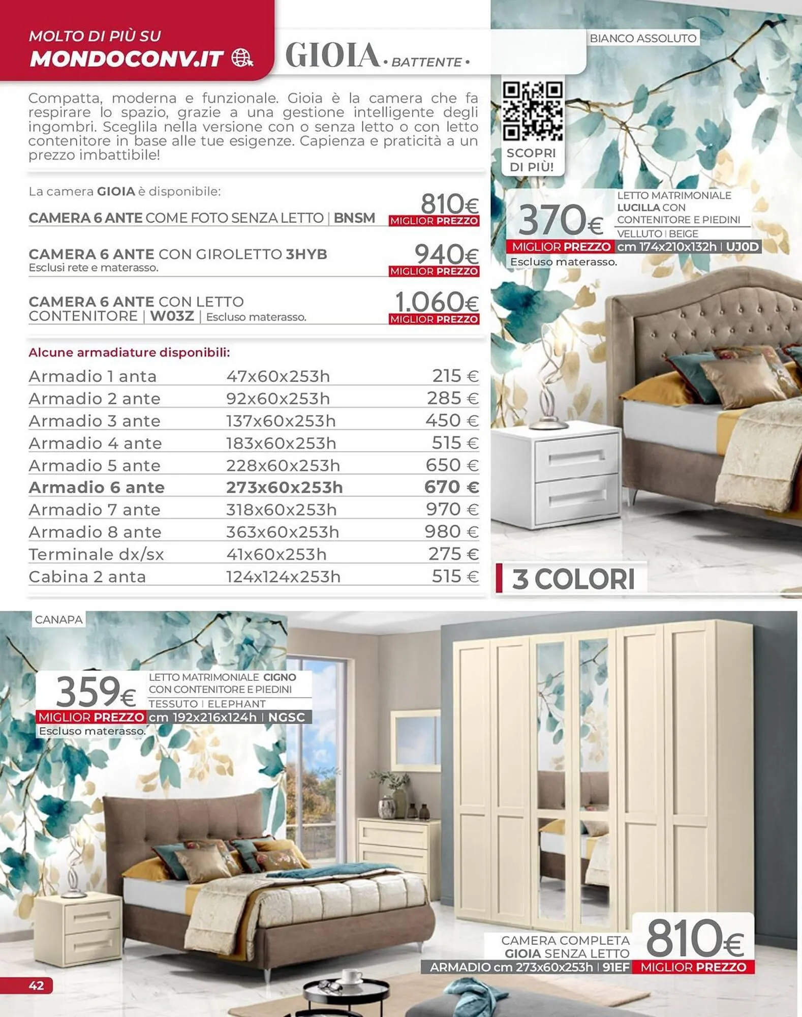 volantino Mondo Convenienza da 1 settembre a 31 dicembre di 2025 - Pagina del volantino 44