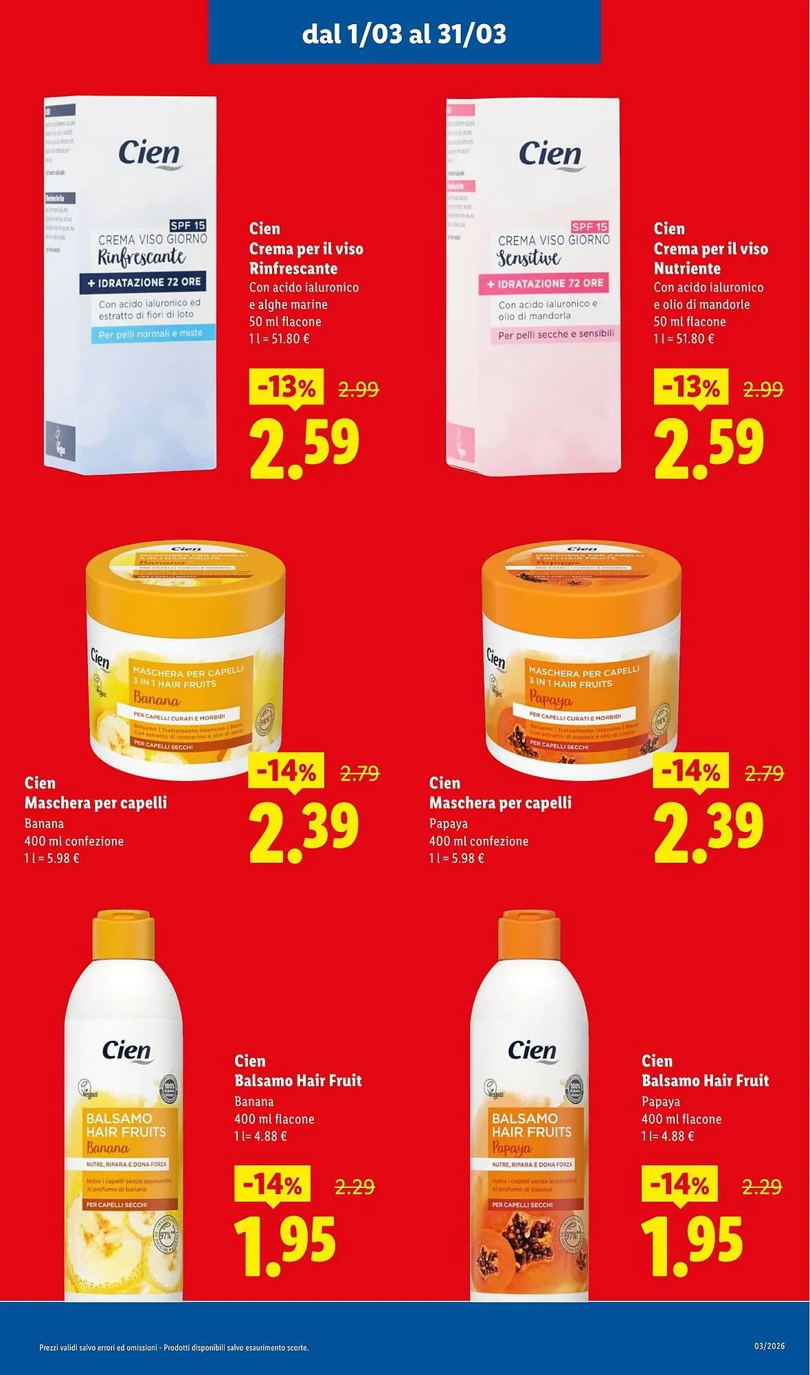 Volantino Lidl da 1 marzo a 31 marzo di 2026 - Pagina del volantino 13