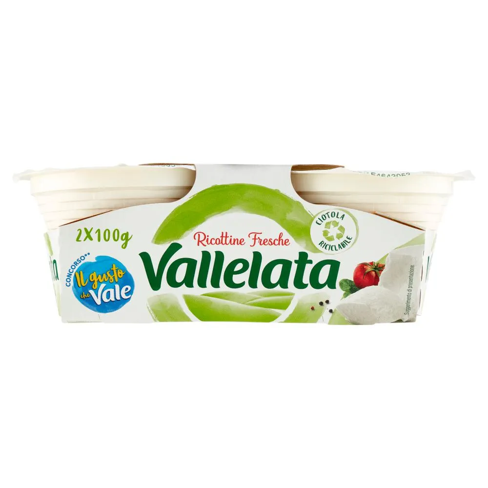 Vallelata Ricottine Fresche 2 x 100 g