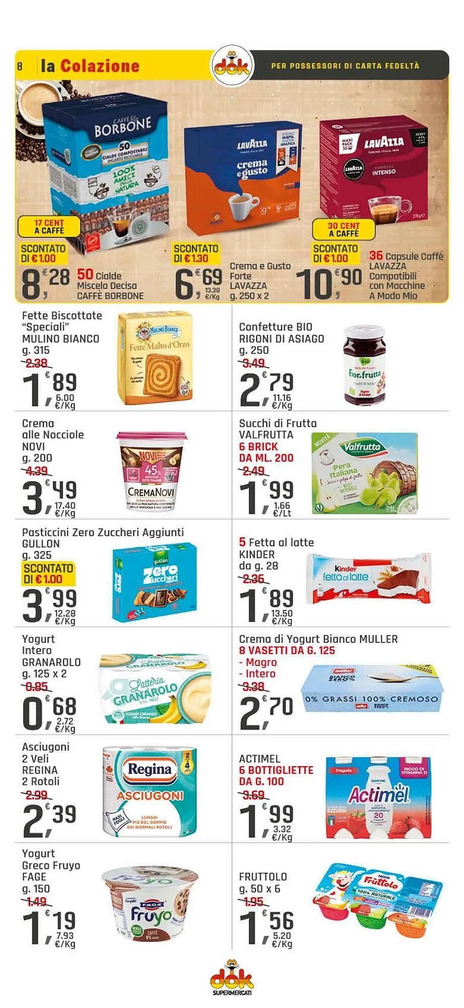 Volantino Supermercati Dok da 5 giugno a 14 giugno di 2025 - Pagina del volantino 8