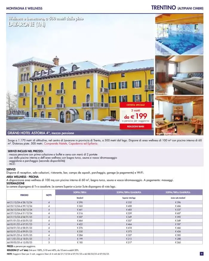 Vacanze Invernali da 2 dicembre a 31 marzo di 2025 - Pagina del volantino 9