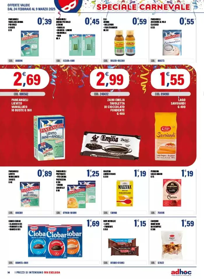 Speciale carnevale da 24 febbraio a 9 marzo di 2025 - Pagina del volantino 14