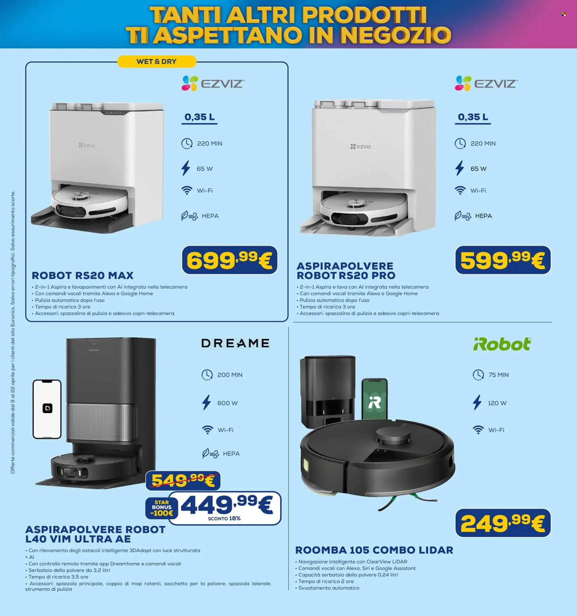 Volantino Euronics da 9 aprile a 22 aprile di 2026 - Pagina del volantino 40