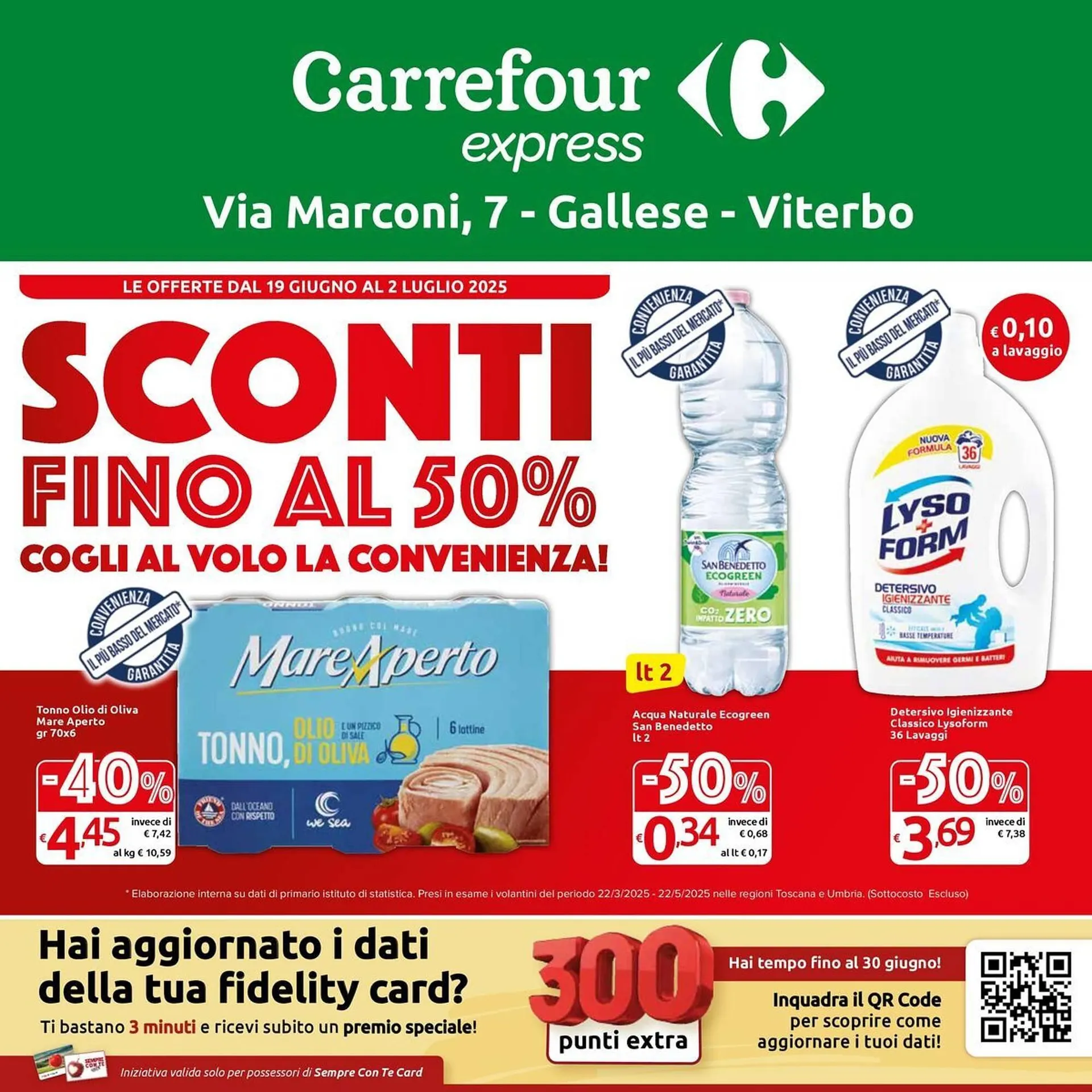 Volantino Carrefour Express da 19 giugno a 2 luglio di 2025 - Pagina del volantino 1