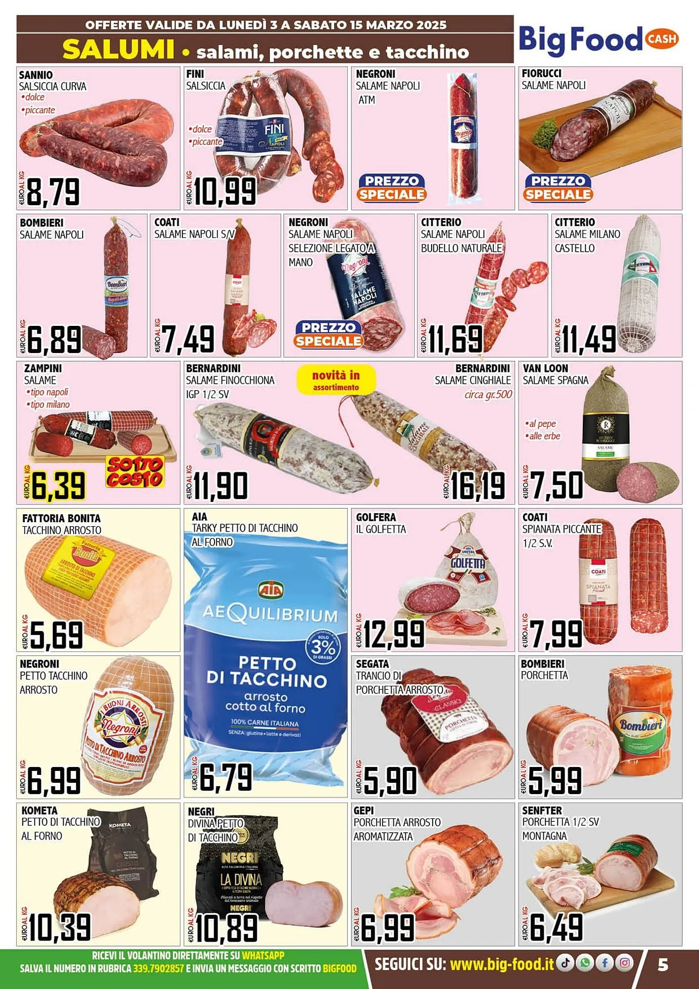 Volantino Big Food da 3 marzo a 15 marzo di 2025 - Pagina del volantino 5