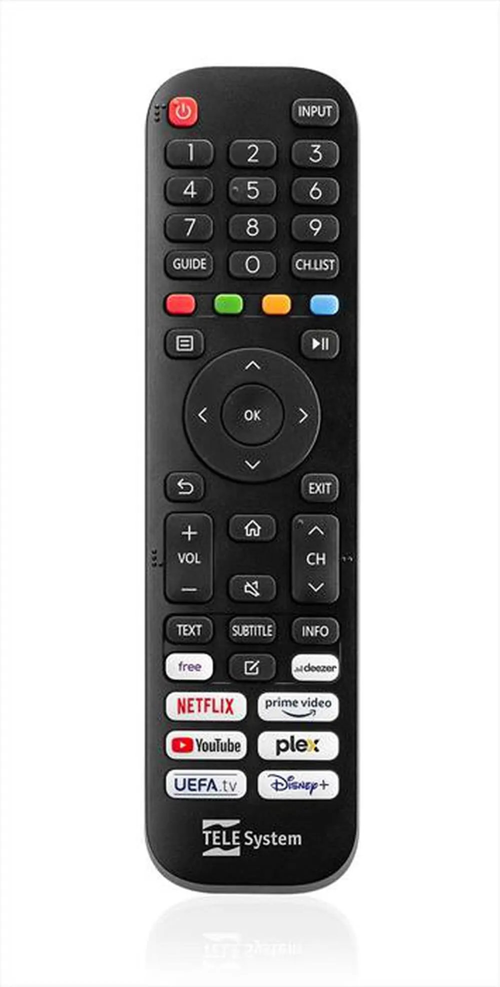 TELESYSTEM - Smart TV Q-LED UHD 4K 43" TS43 LXQLED SMV14-BLACK