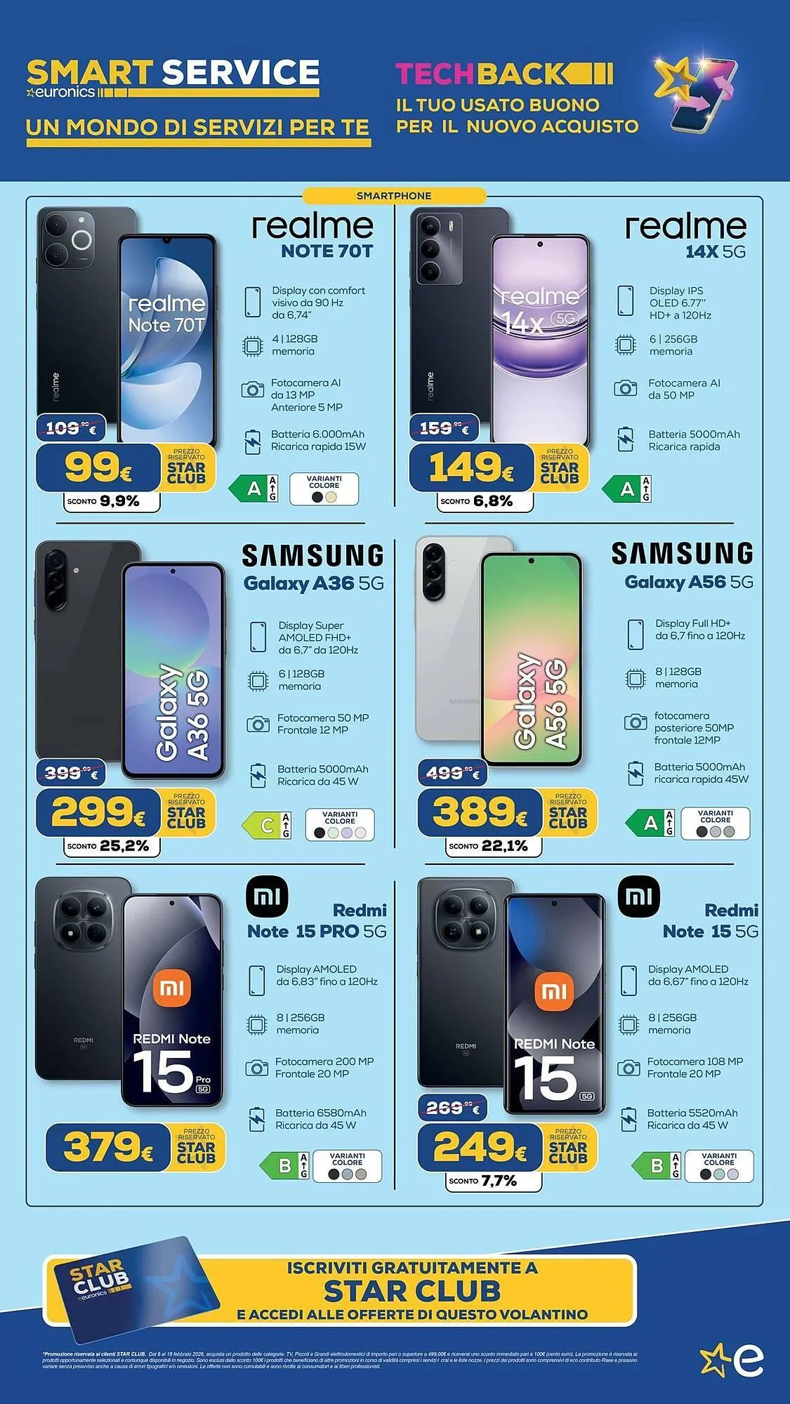 Volantino Euronics da 9 febbraio a 18 febbraio di 2026 - Pagina del volantino 55