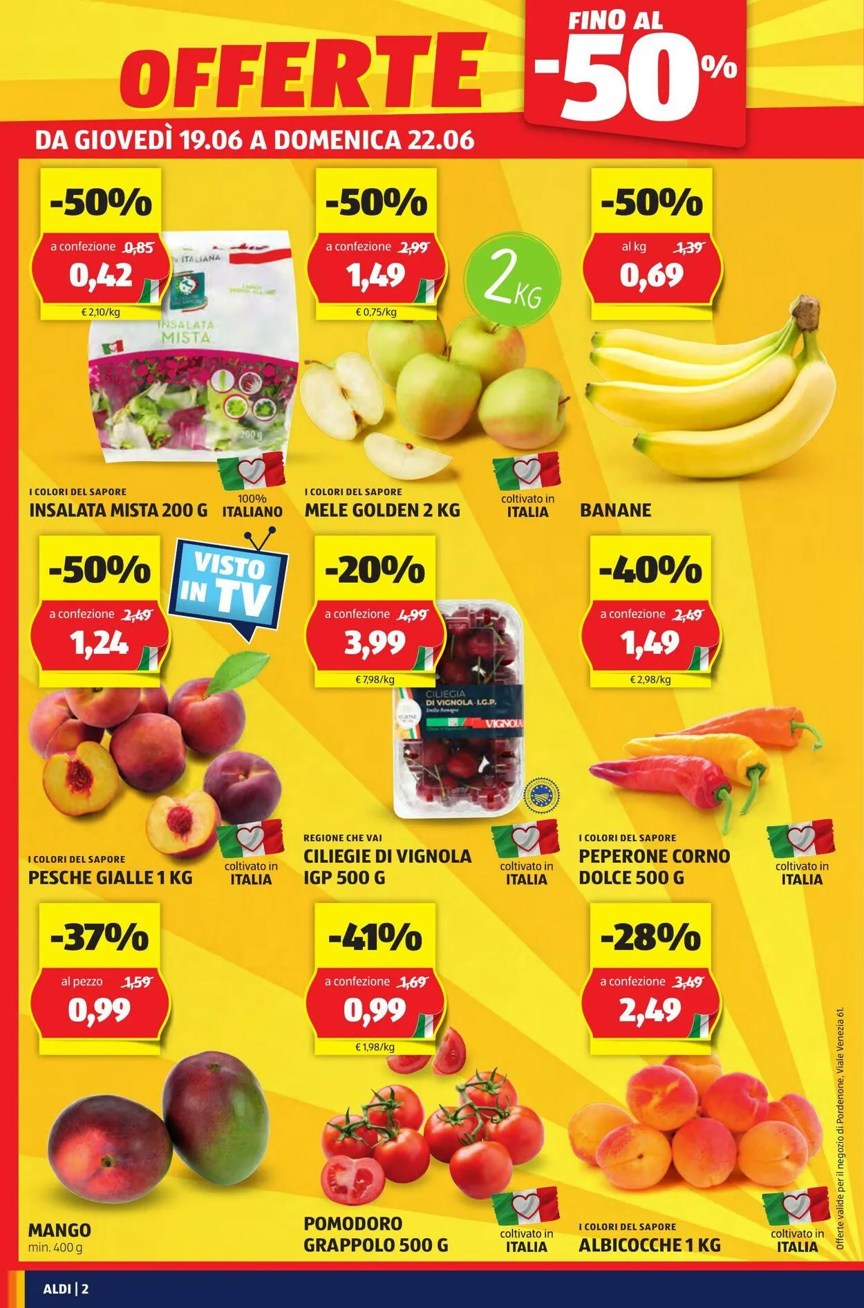 Aldi Volantino attuale da 15 giugno a 29 giugno di 2025 - Pagina del volantino 2