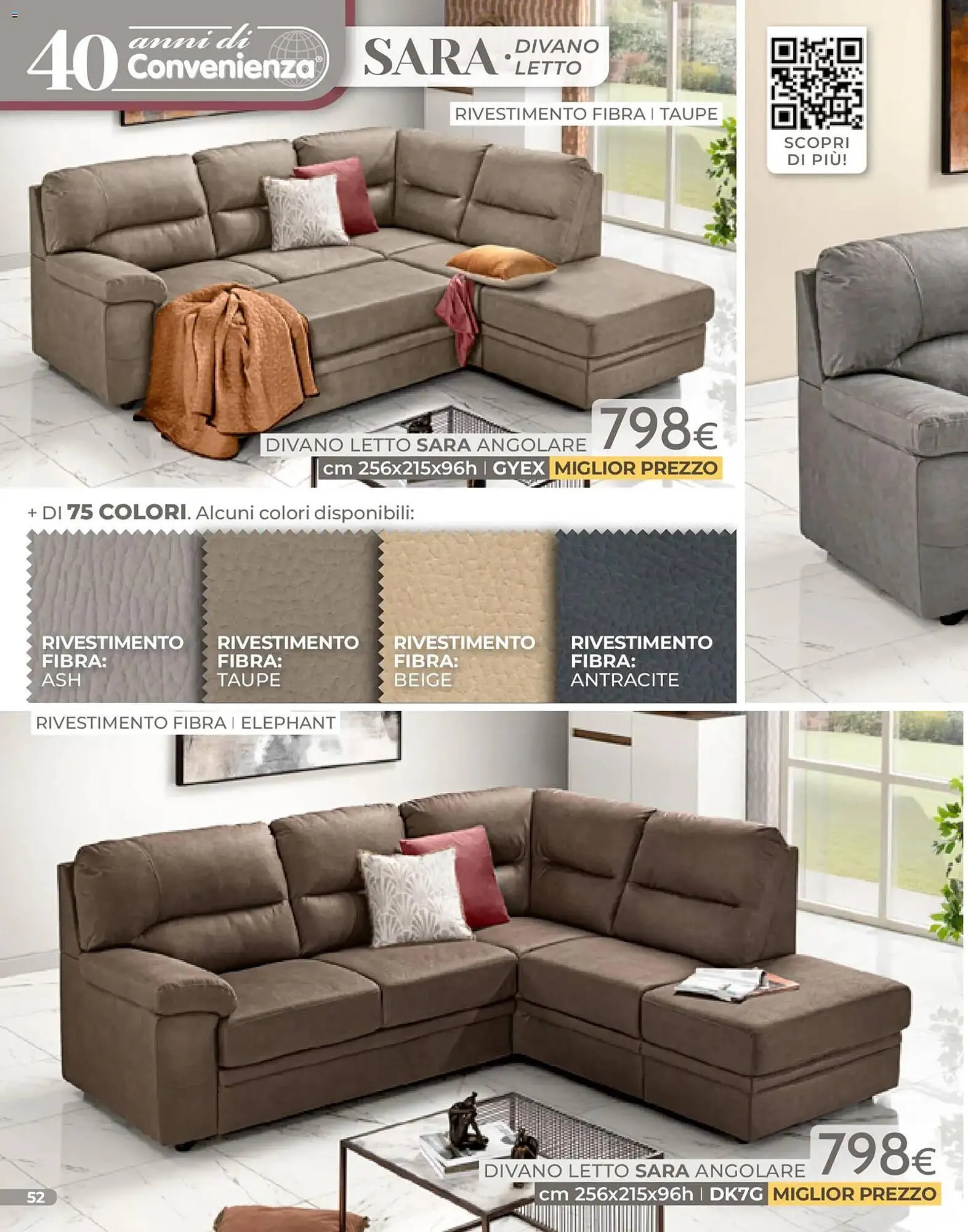 Volantino Mondo Convenienza da 4 gennaio a 31 gennaio di 2026 - Pagina del volantino 52