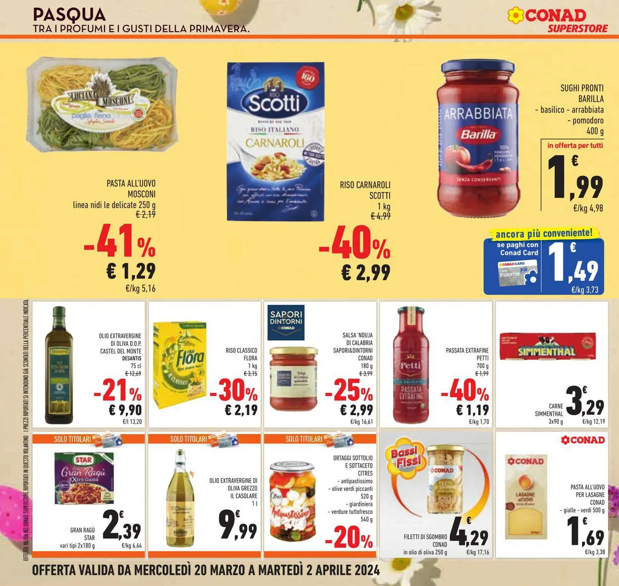 Conad - Superstore - Milano Volantino attuale da 20 marzo a 2 aprile di 2024 - Pagina del volantino 24