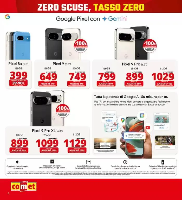 Zero scusa, tasso zero da Comet! da 3 aprile a 16 aprile di 2025 - Pagina del volantino 6