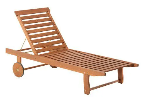 Lettino MANDAL P70xL205 cm legno duro