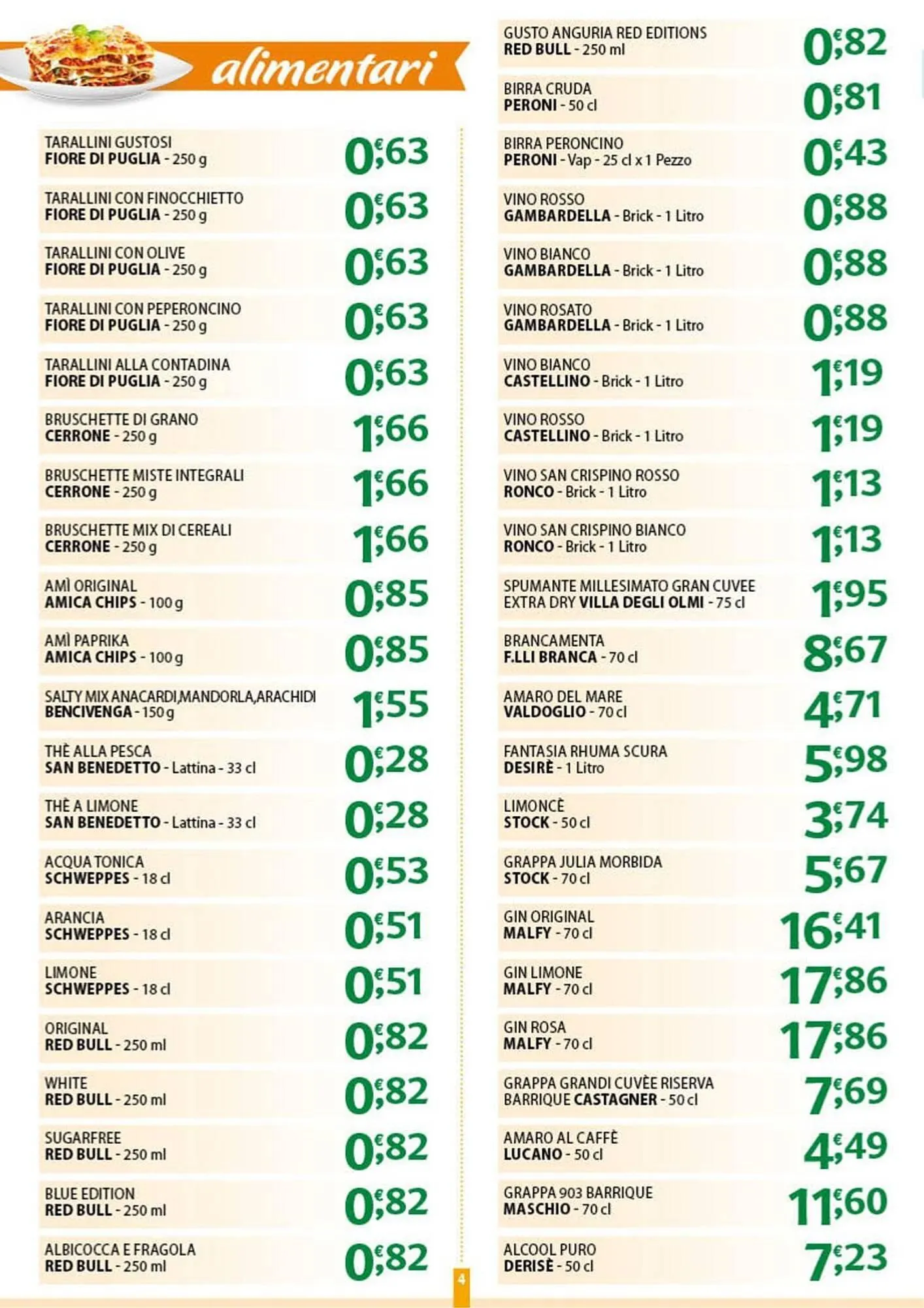 Volantino Gambardella Cash da 23 giugno a 28 giugno di 2025 - Pagina del volantino 4
