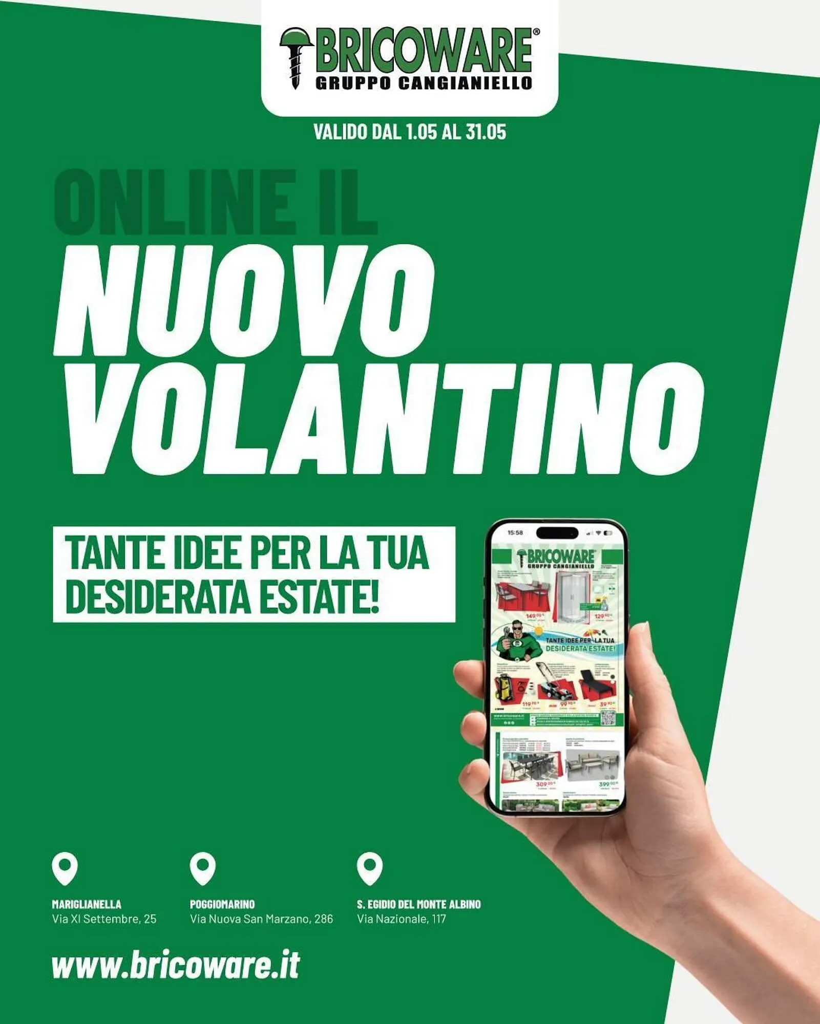 Volantino Bricoware da 1 maggio a 31 maggio di 2026 - Pagina del volantino 1