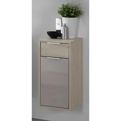 Mobile bagno base laterale sospesa 30x61,8x34 cm larice