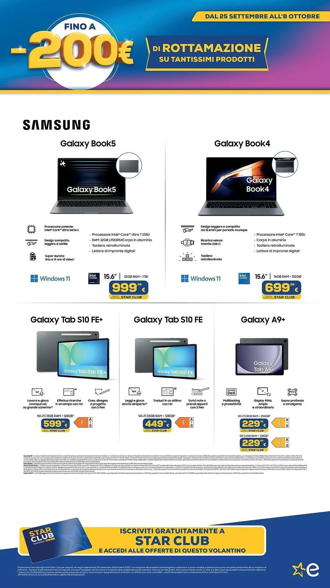 Volantino Euronics da 26 settembre a 8 ottobre di 2025 - Pagina del volantino 57