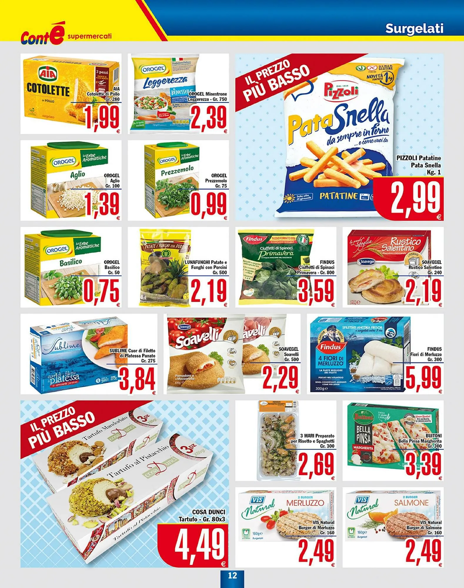 Volantino Conte Supermercati da 8 gennaio a 17 gennaio di 2024 - Pagina del volantino 12