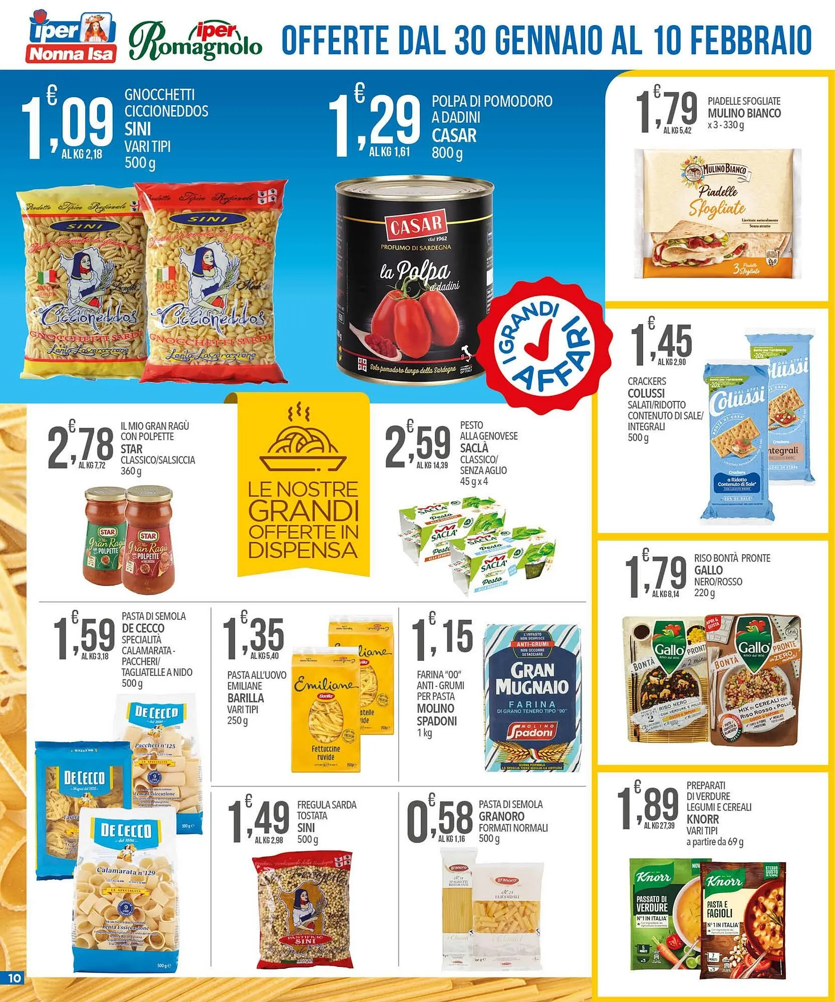 Volantino Iper Romagnolo da 30 gennaio a 10 febbraio di 2025 - Pagina del volantino 10