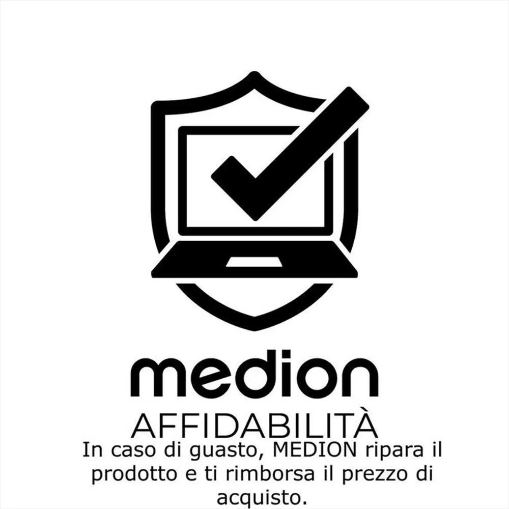 MEDION - Notebook E16433 Intel i5-12^ 16GB SSD 1TB 16" FHD-Black