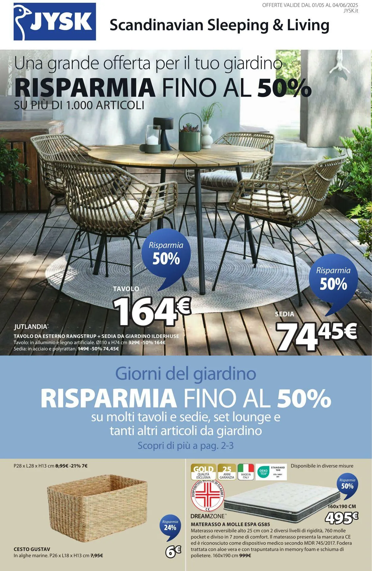 Jysk Volantino attuale da 20 maggio a 3 giugno di 2025 - Pagina del volantino 2