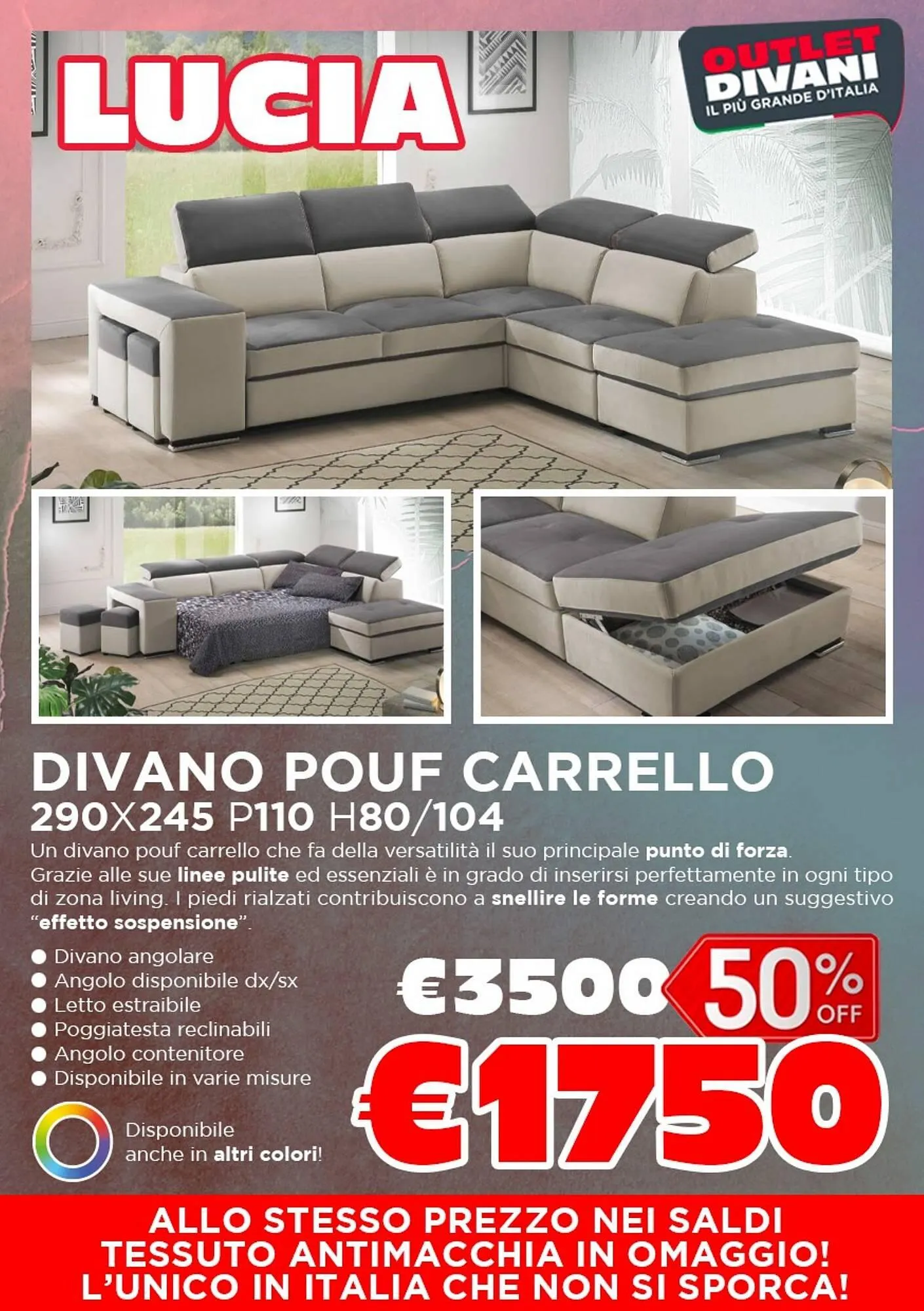 Volantino Outlet Divani da 15 ottobre a 31 dicembre di 2024 - Pagina del volantino 16
