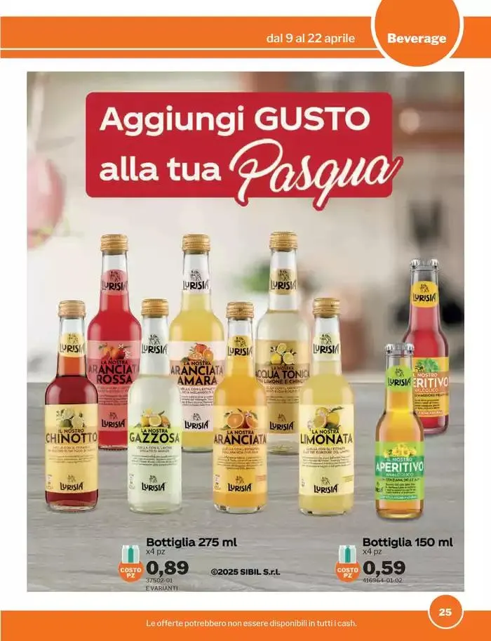 Promozioni da 9 aprile a 22 aprile di 2025 - Pagina del volantino 25