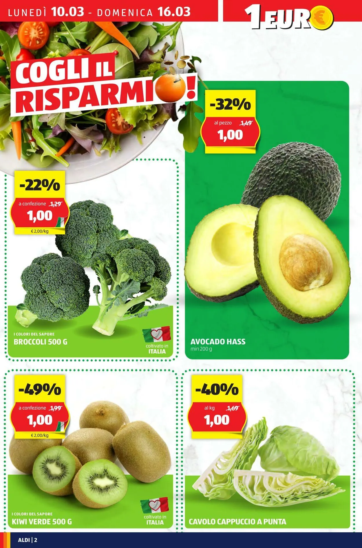 Aldi Volantino attuale da 10 marzo a 16 marzo di 2025 - Pagina del volantino 2