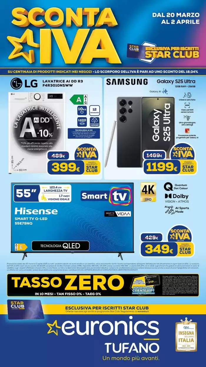 Sconta iva da 25 marzo a 2 aprile di 2025 - Pagina del volantino 1