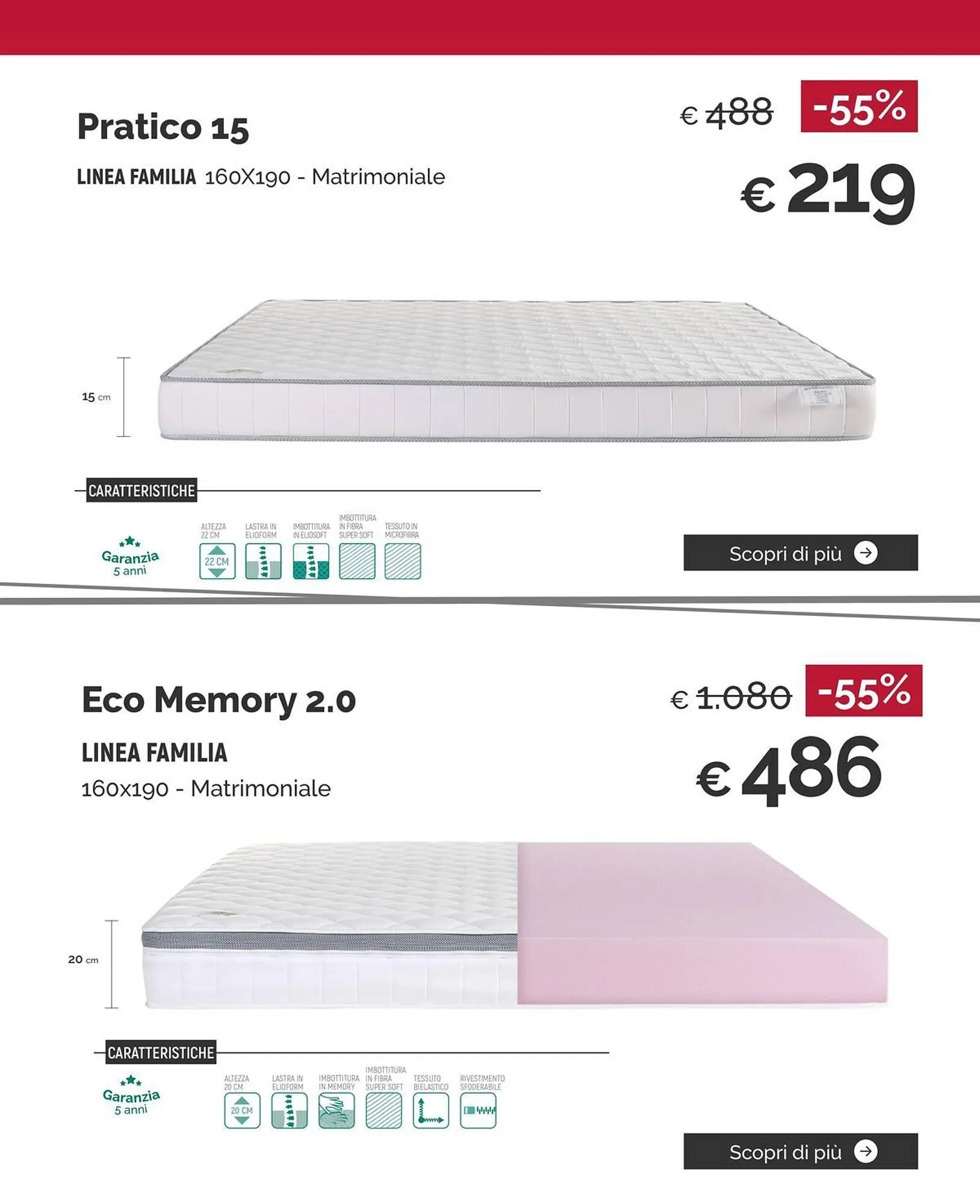 Volantino Materassi e Materassi da 6 marzo a 31 marzo di 2025 - Pagina del volantino 19