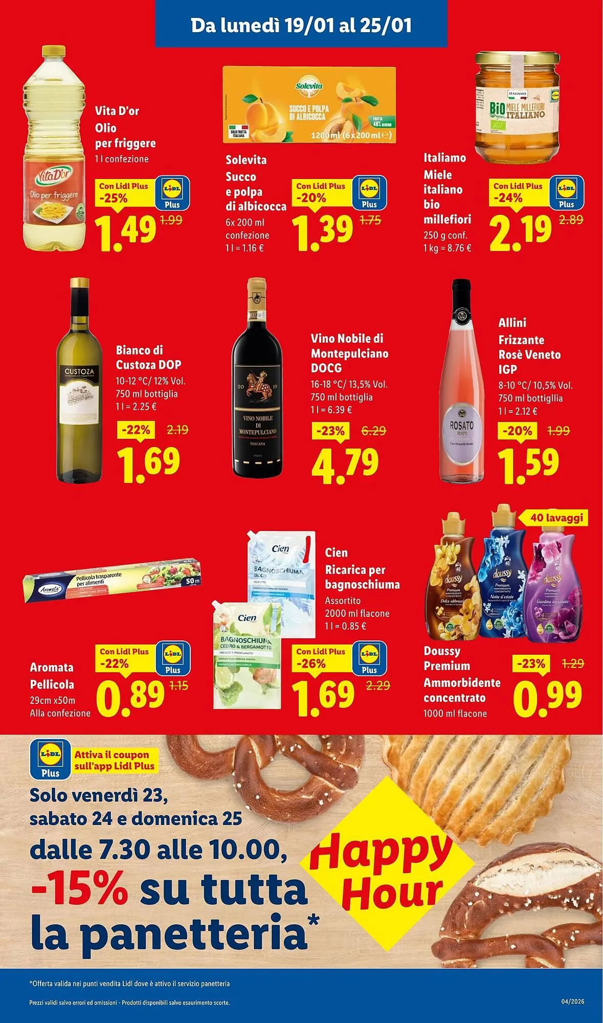 Volantino Lidl da 19 gennaio a 25 gennaio di 2026 - Pagina del volantino 9