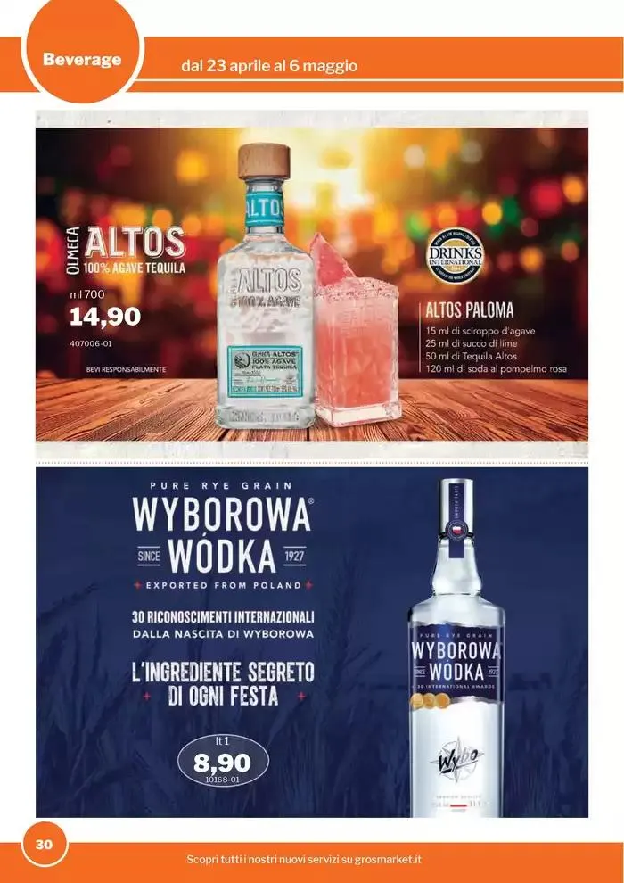 Volantino Food&Beverage da 23 aprile a 6 maggio di 2025 - Pagina del volantino 30
