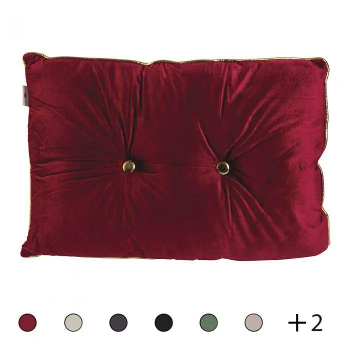 Cuscino arredo 42x63 cm bordo oro