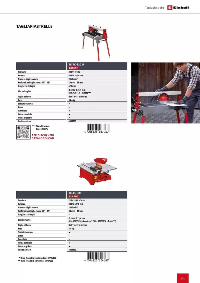 Elettroutensili 2025 da 11 febbraio a 31 dicembre di 2025 - Pagina del volantino 145