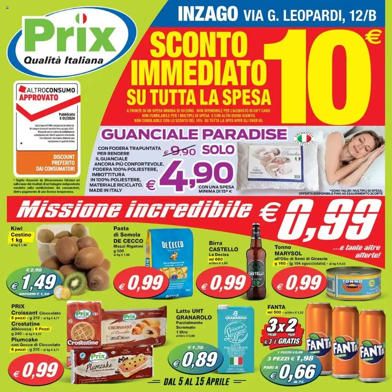 Prix - Volantino Inzago - 0