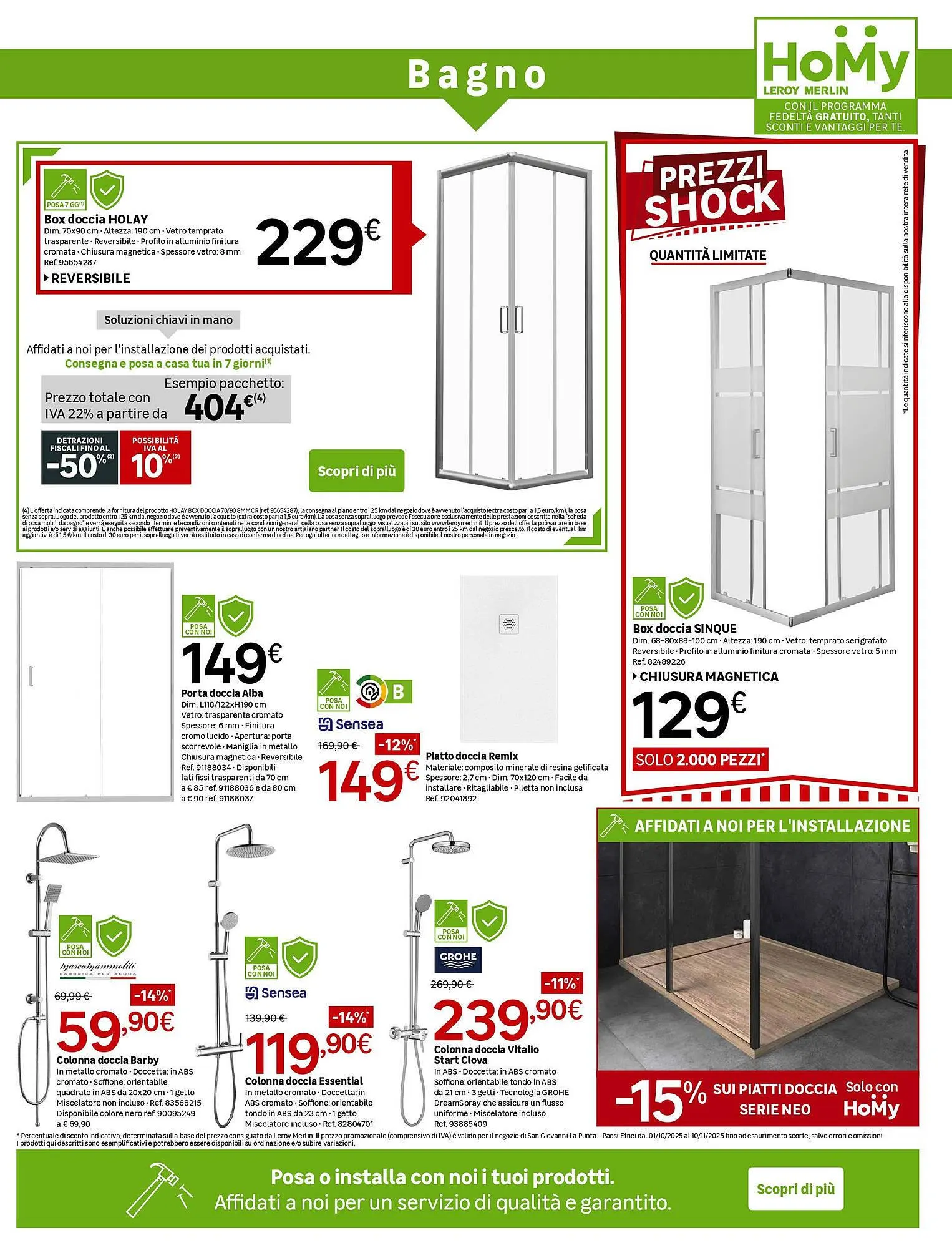 volantino Leroy Merlin da 30 settembre a 10 novembre di 2025 - Pagina del volantino 9