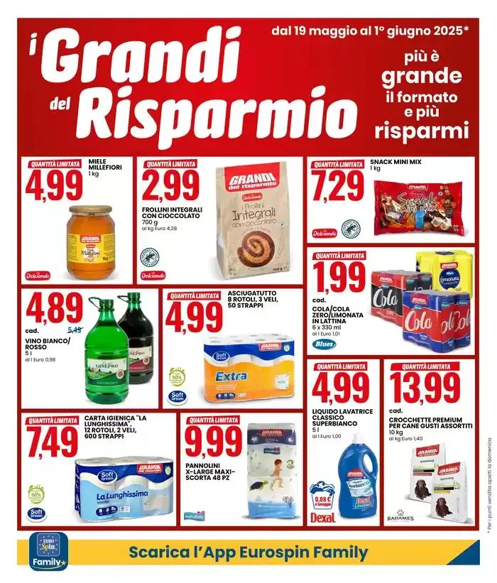 I Grandi del risparmio da 19 maggio a 1 giugno di 2025 - Pagina del volantino 4