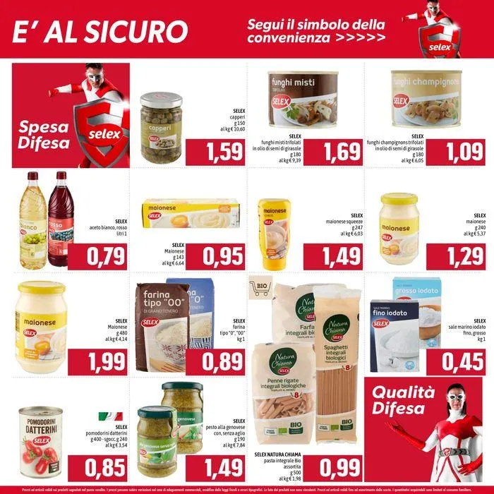 Con selex e i suoi eroi, la spesa e al sicuro. da 20 settembre a 31 dicembre di 2024 - Pagina del volantino 5