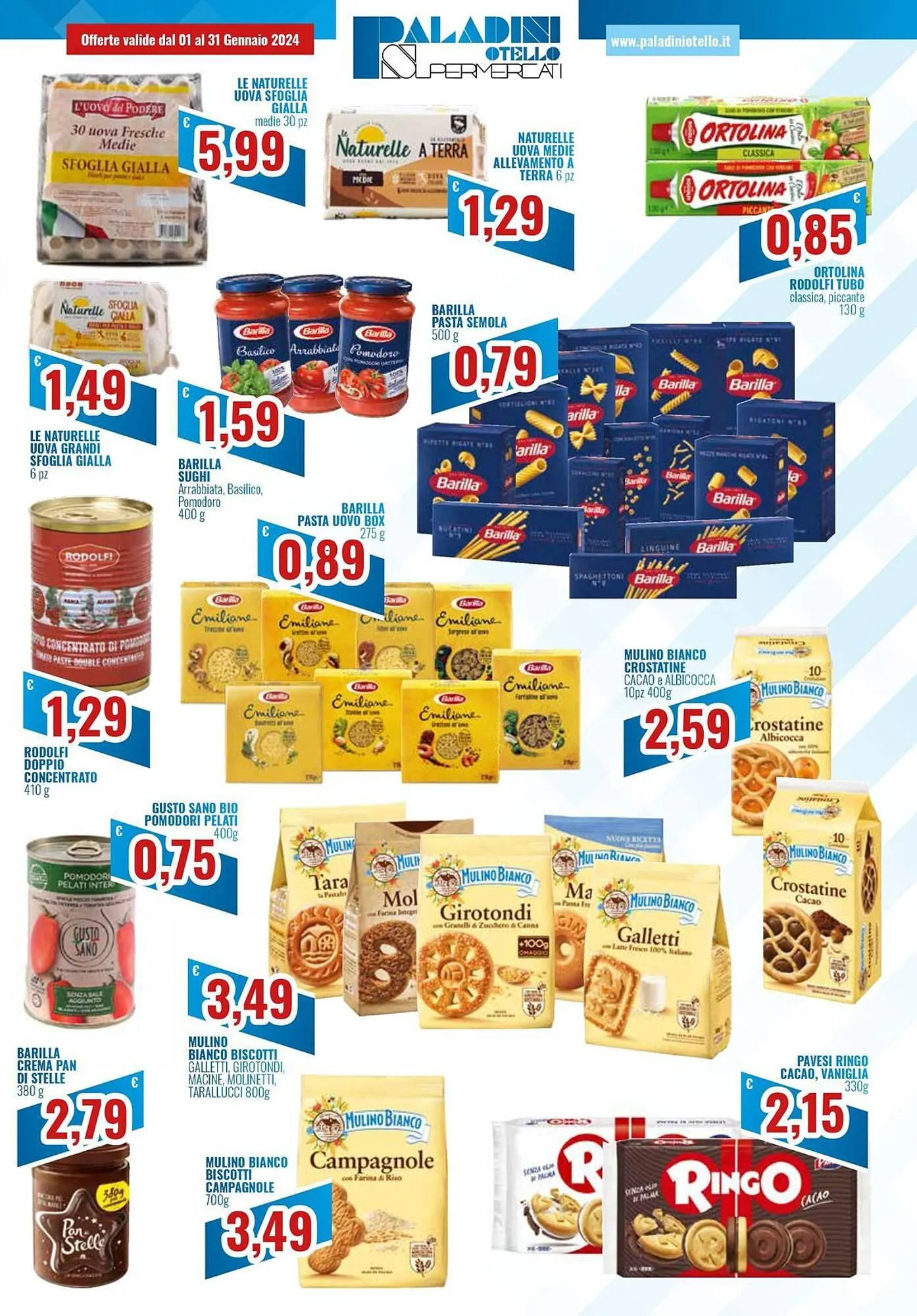 Volantino Paladini Otello Supermercato da 3 gennaio a 31 gennaio di 2024 - Pagina del volantino 4