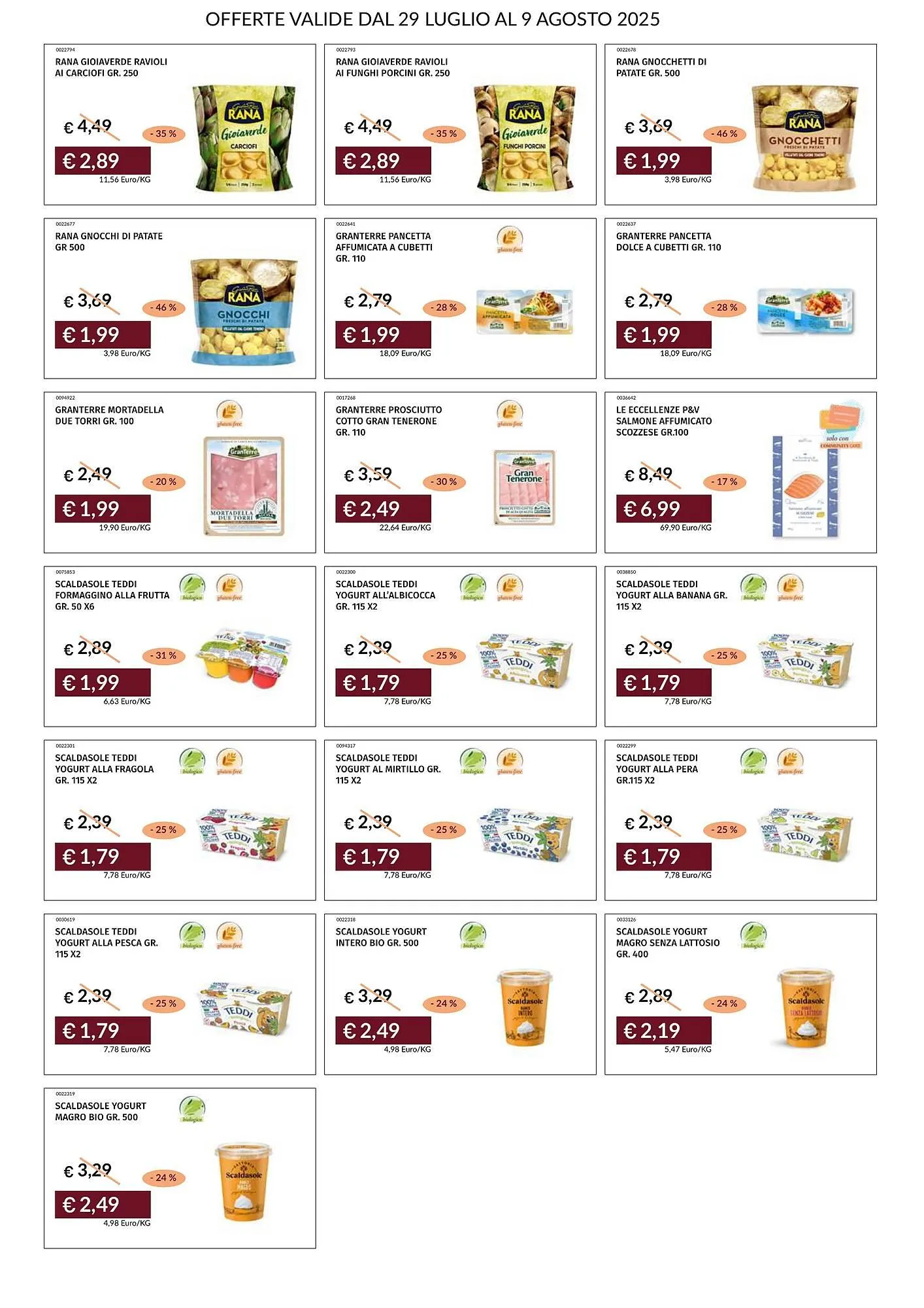 Volantino Prezzemolo e Vitale da 29 luglio a 9 agosto di 2025 - Pagina del volantino 8