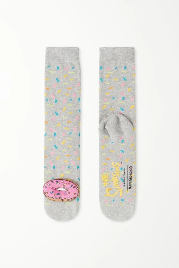 Calzini Antiscivolo Uomo Stampa I Simpsons