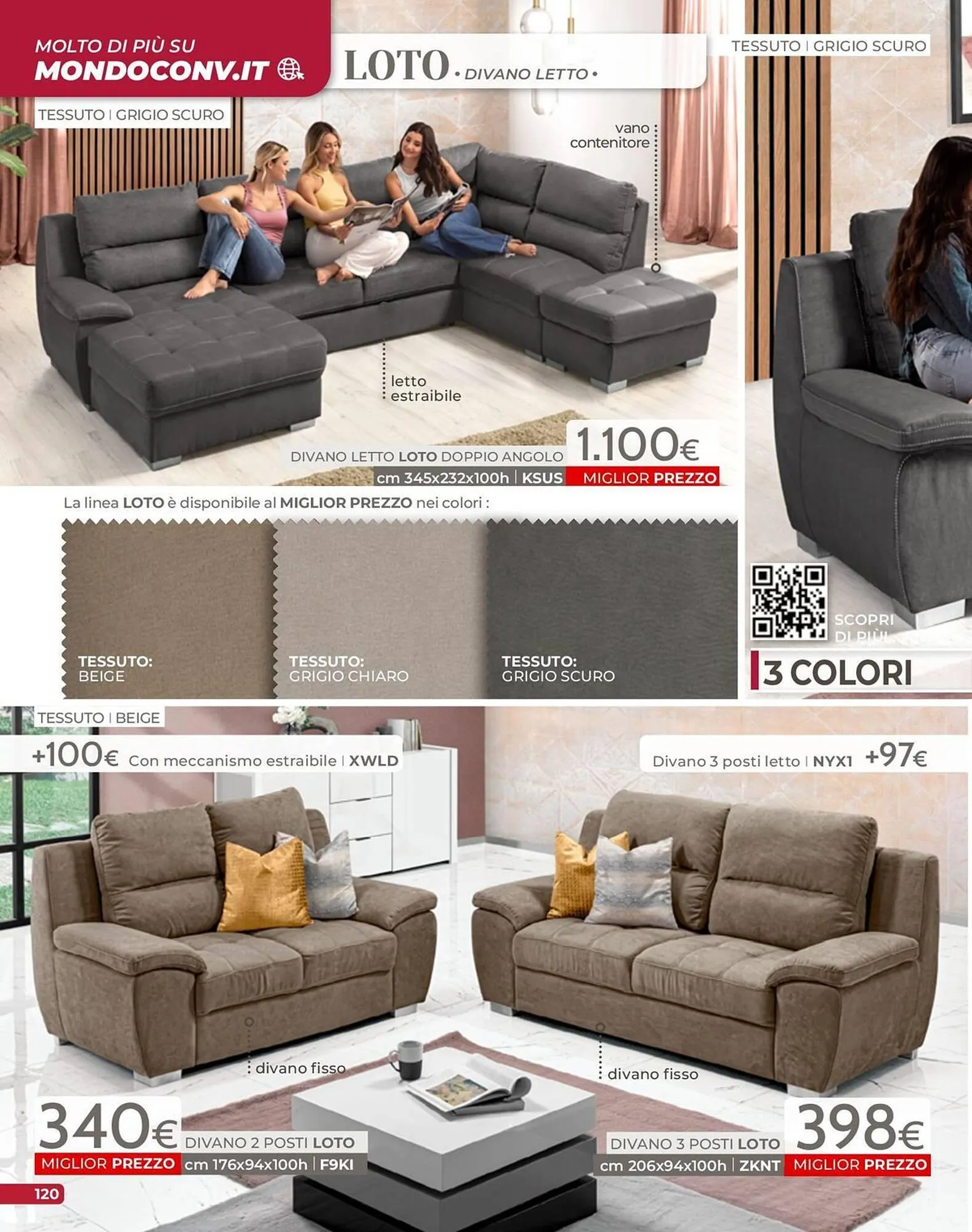 volantino Mondo Convenienza da 1 settembre a 31 dicembre di 2025 - Pagina del volantino 122