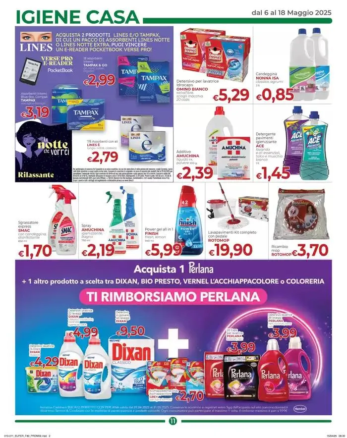 Prezzi al costo! da 6 maggio a 18 maggio di 2025 - Pagina del volantino 11